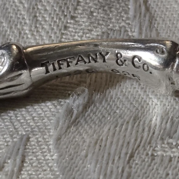 Tiffany & Co Sterling Silver Bamboo Bangle Bracelet - Picture 8 of 15